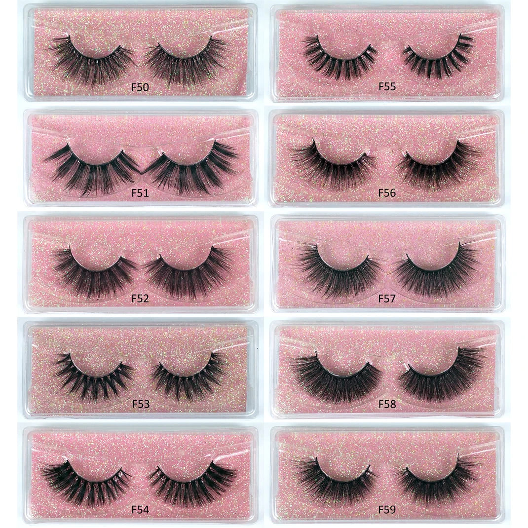 10 Pairs 3D Mink Lashes