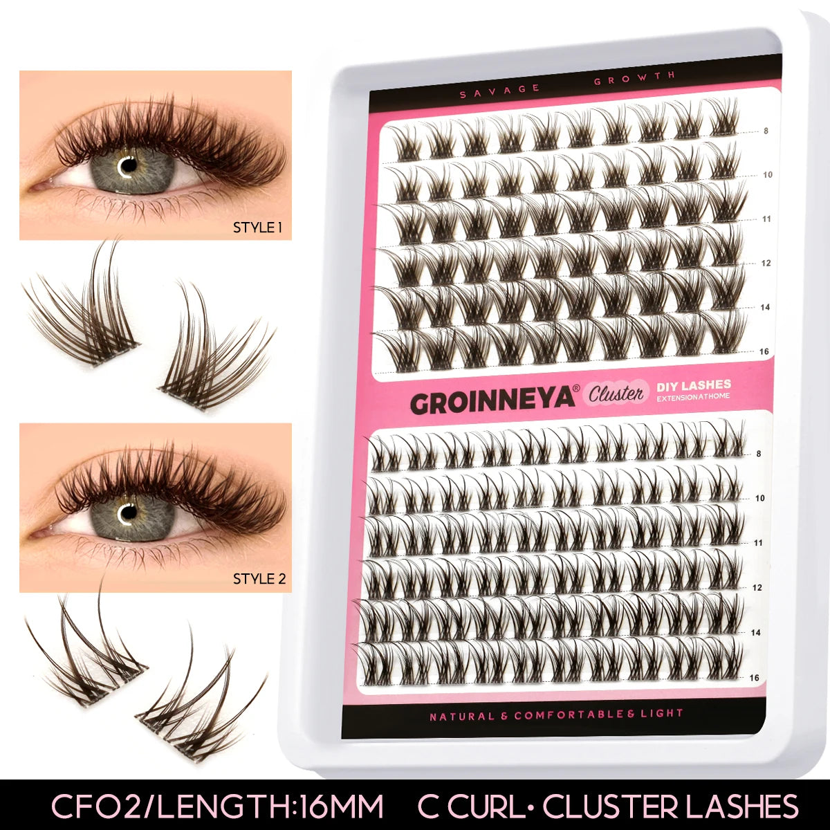 Lash Clusters Extensions Kit