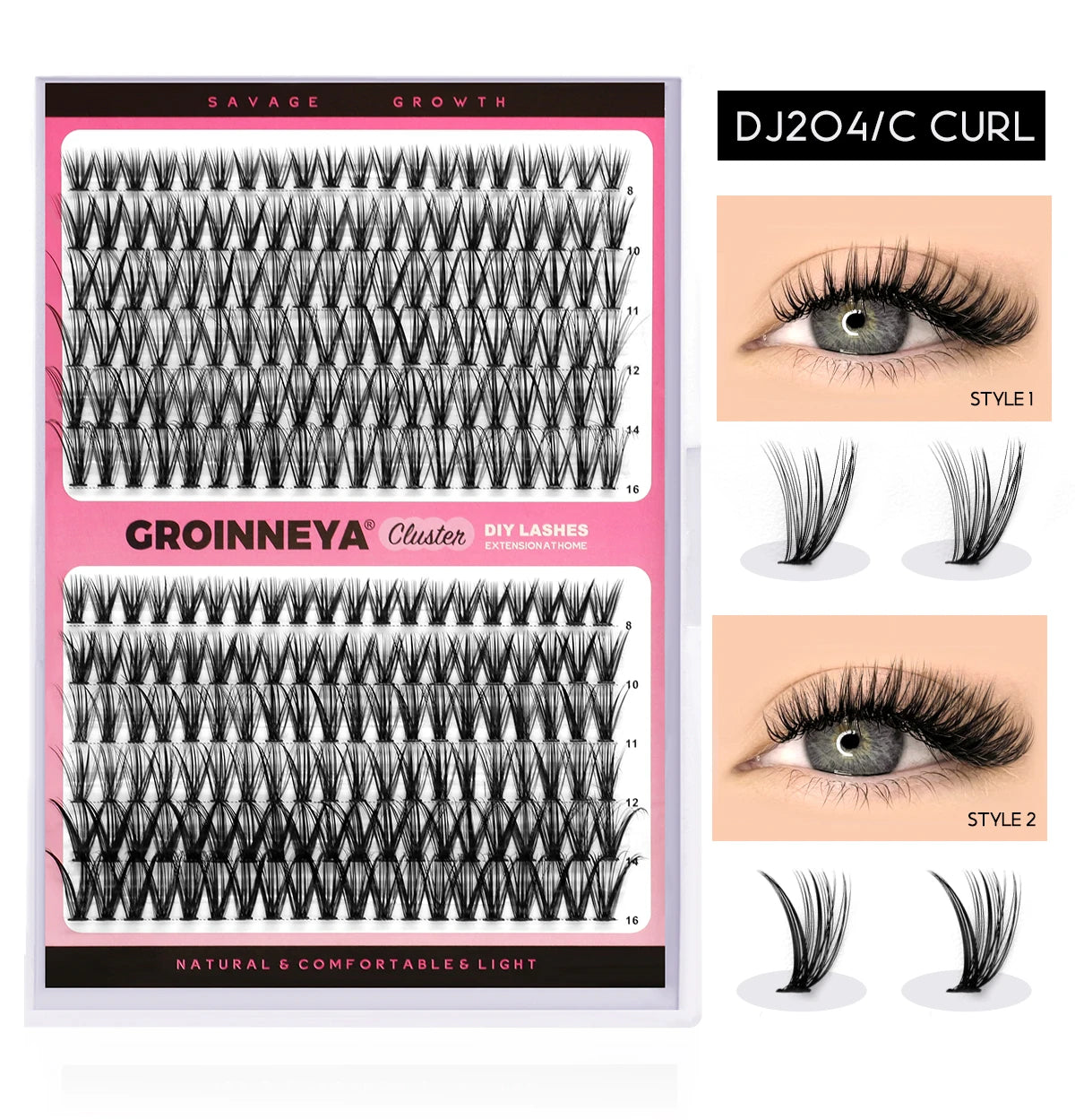 Lash Clusters Extensions Kit