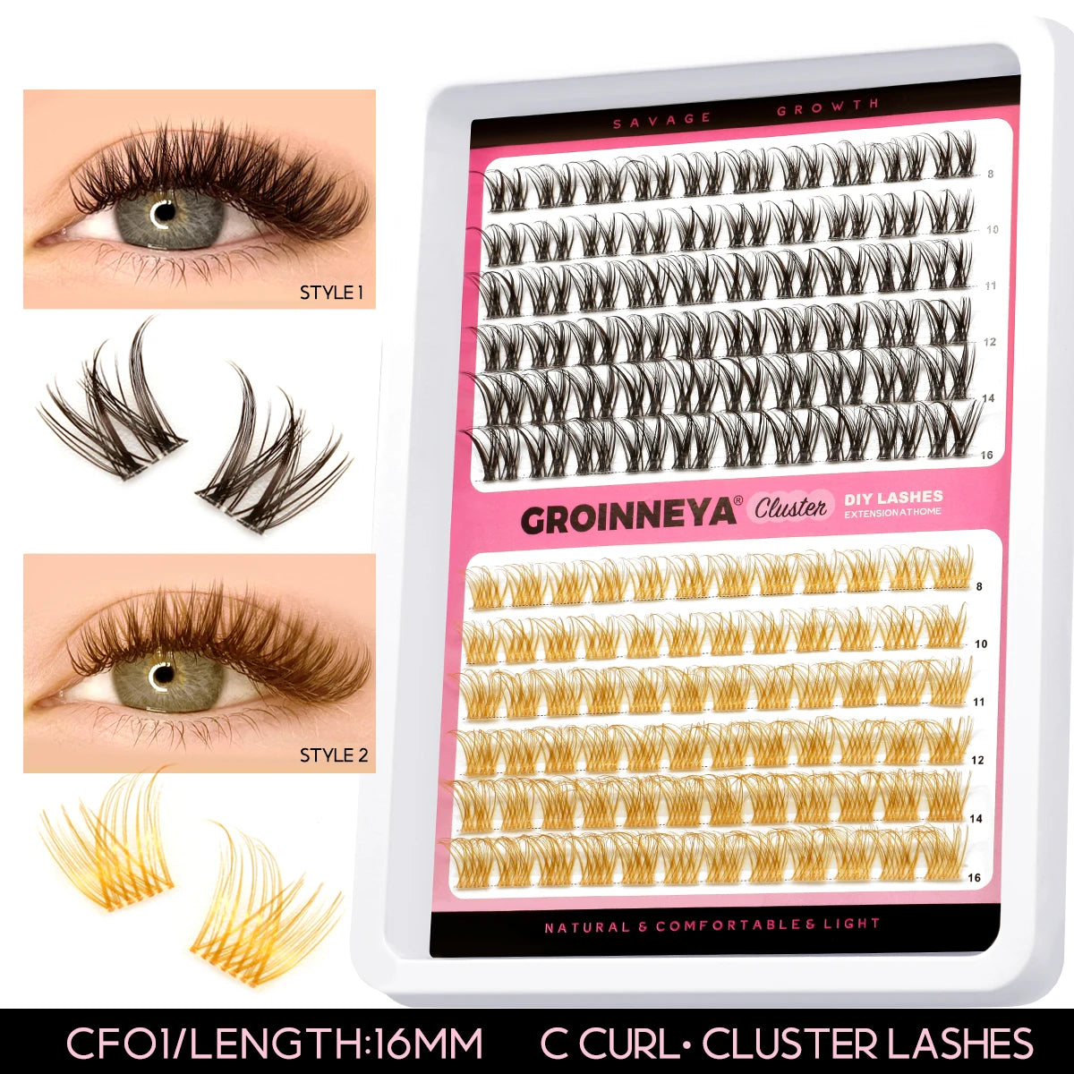 Lash Clusters Extensions Kit