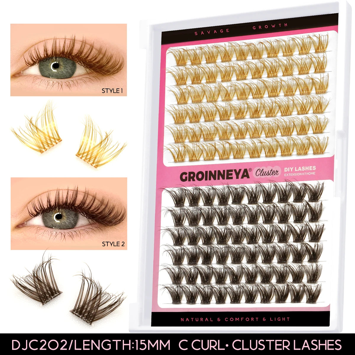 Lash Clusters Extensions Kit