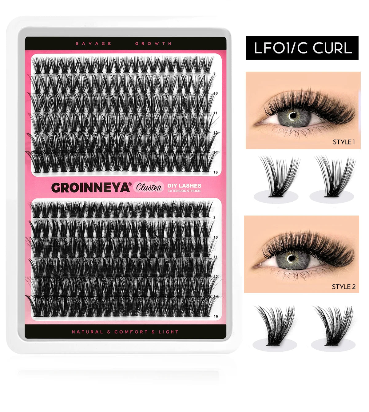 Lash Clusters Extensions Kit