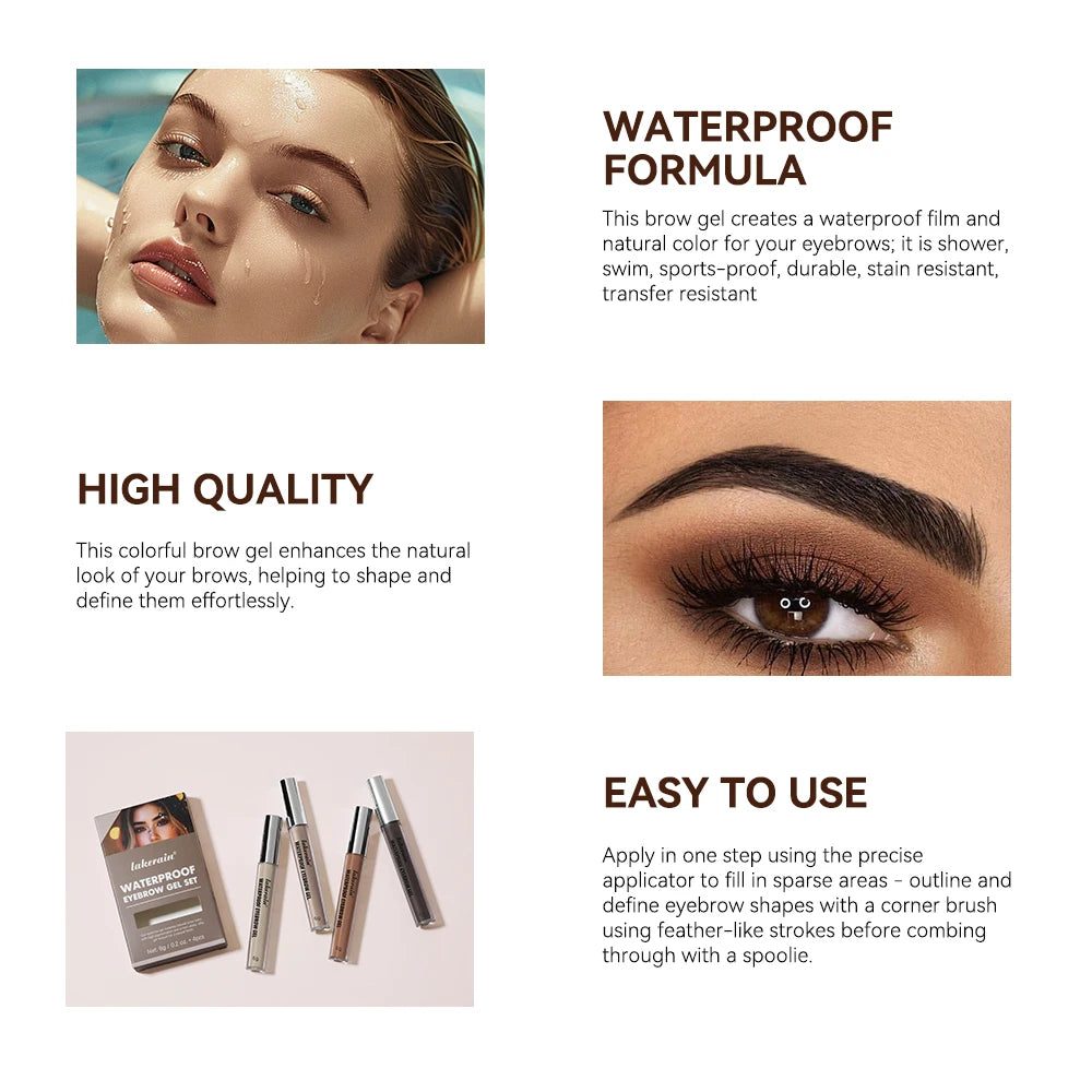 Waterproof Eyebrow Gel