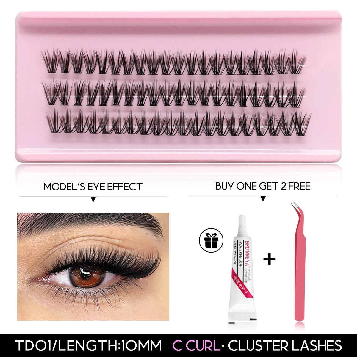 Lash Clusters Extensions Kit