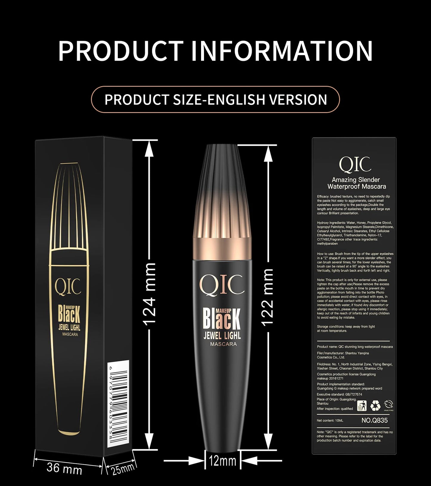 Waterproof Lash Mascara