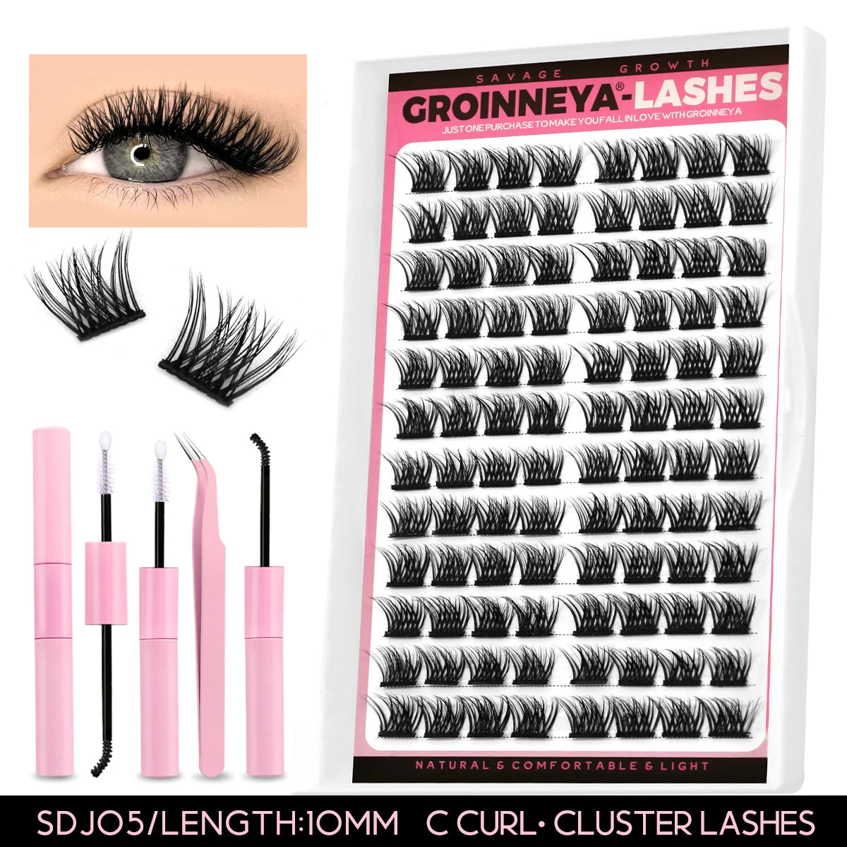Lash Clusters Extensions Kit