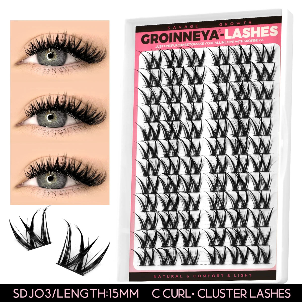 Lash Clusters Extensions Kit
