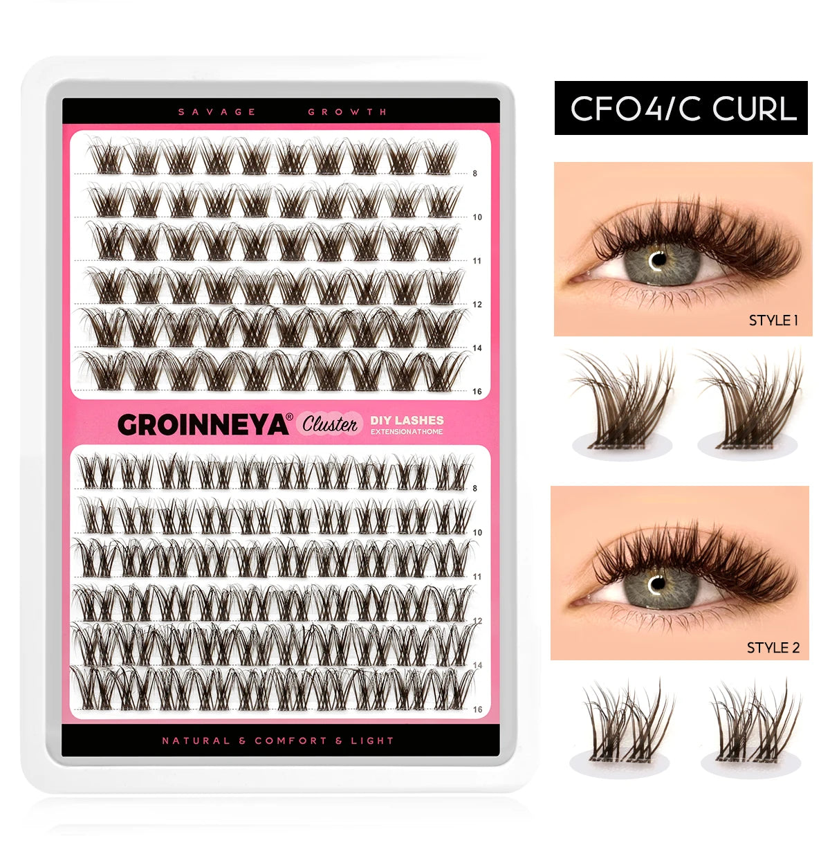 Lash Clusters Extensions Kit