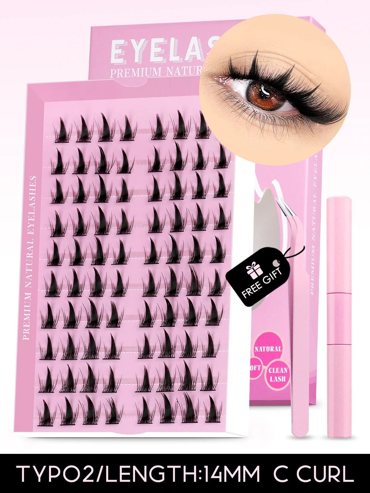Lash Clusters Extension Kit