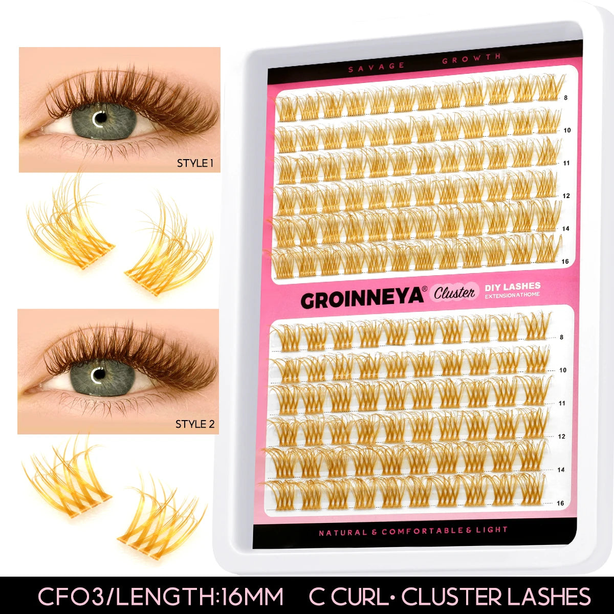 Lash Clusters Extensions Kit