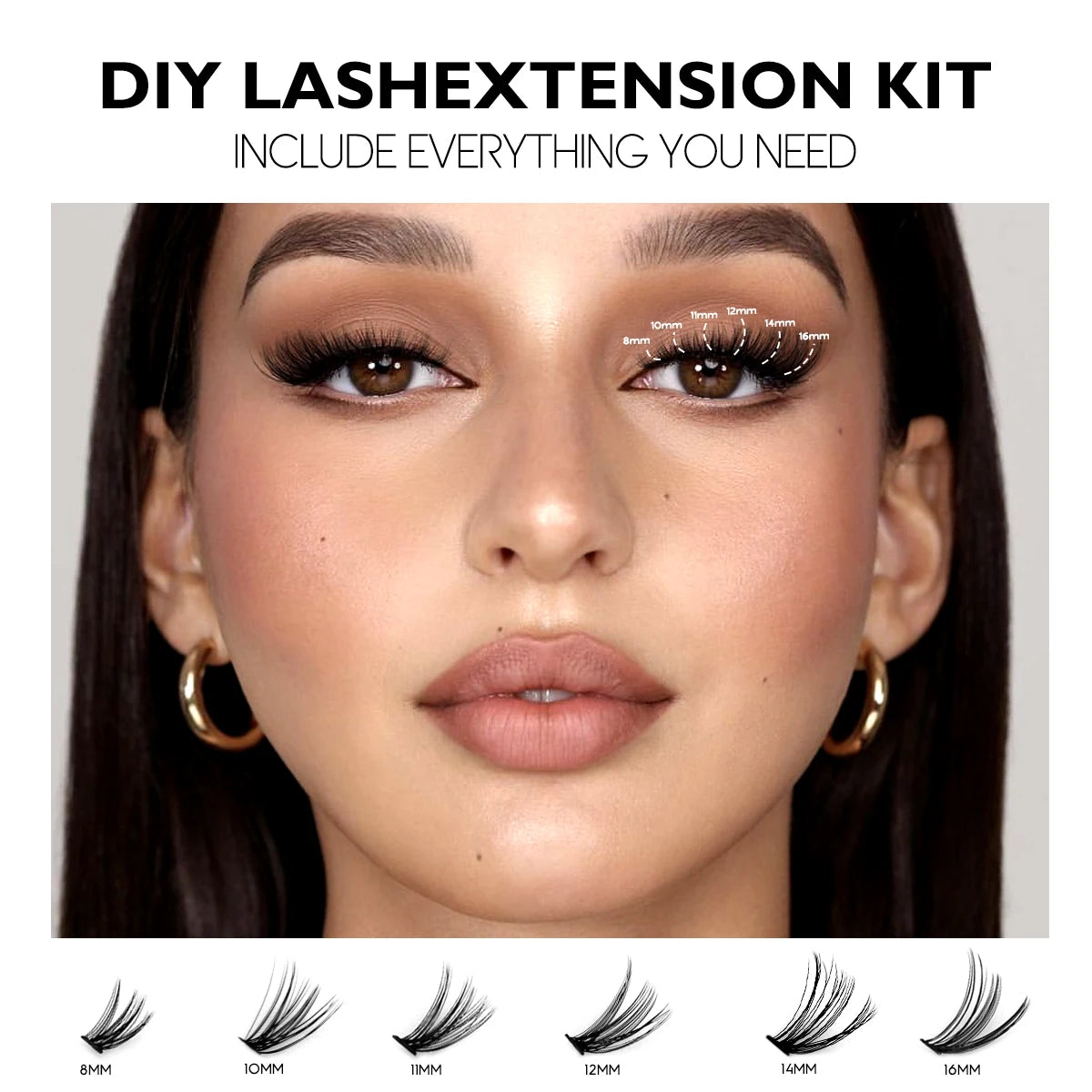 Lash Clusters Extensions Kit