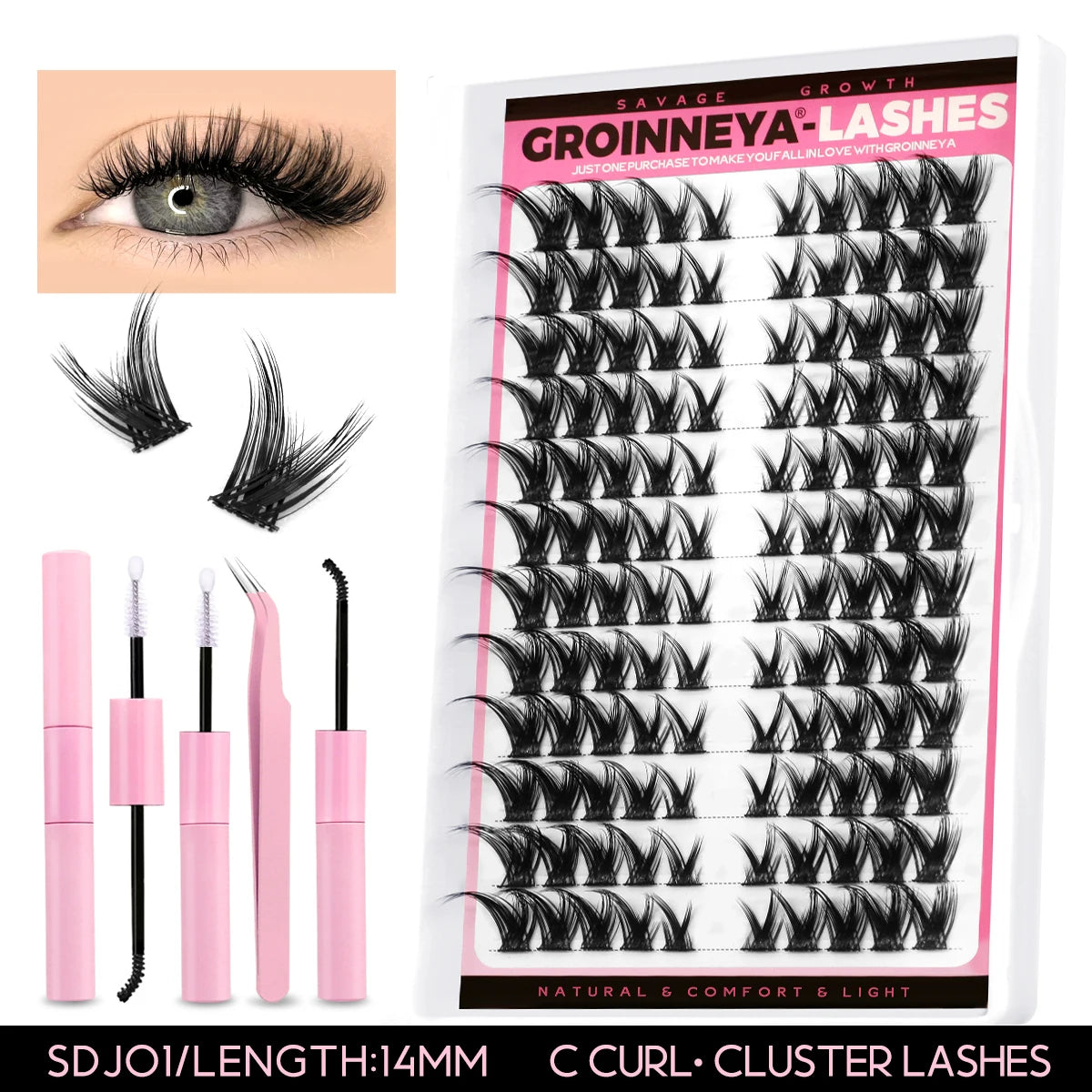 Lash Clusters Extensions Kit