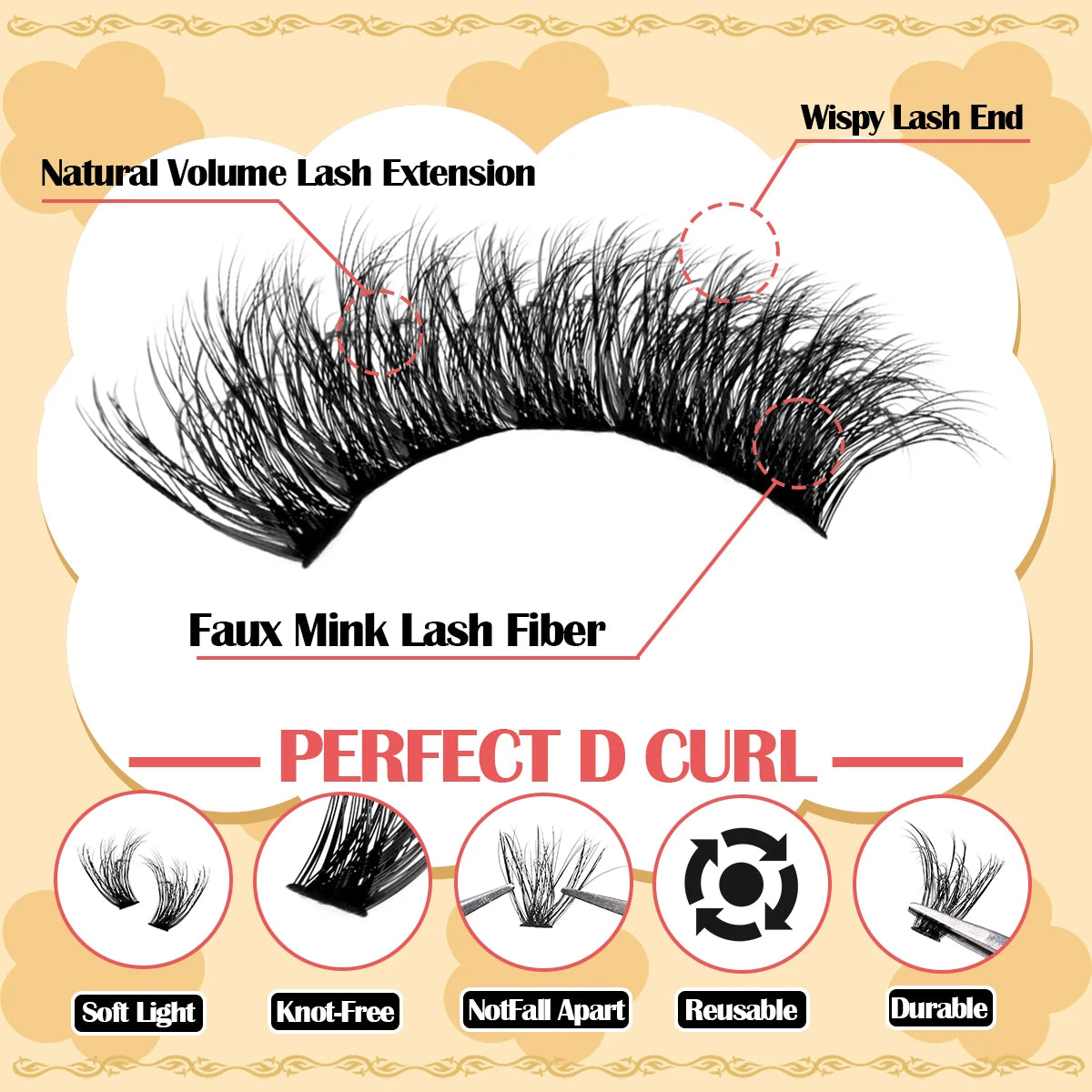 Lash  Clusters Extension Kit