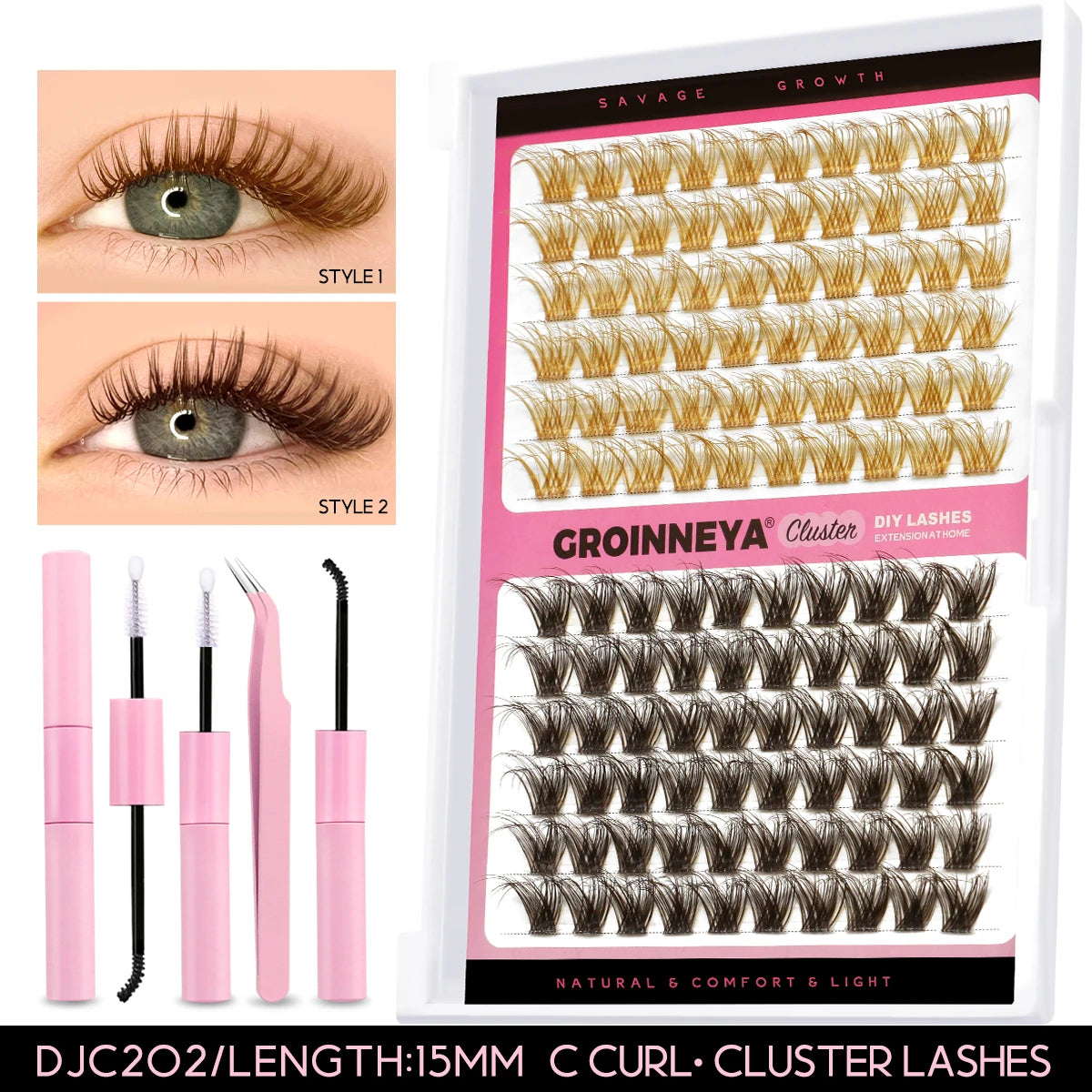Lash Clusters Extensions Kit