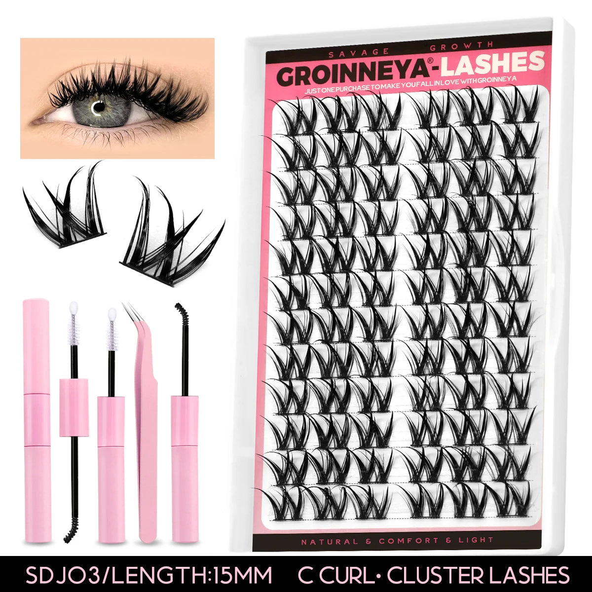 Lash Clusters Extensions Kit