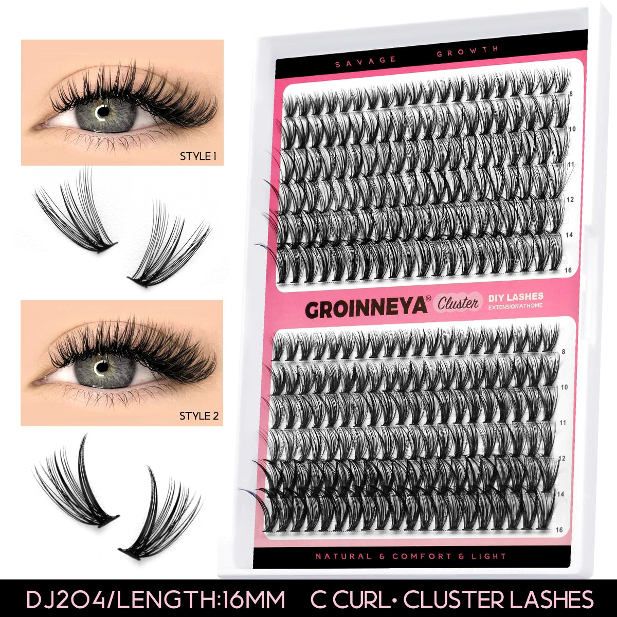 Lash Clusters Extensions Kit