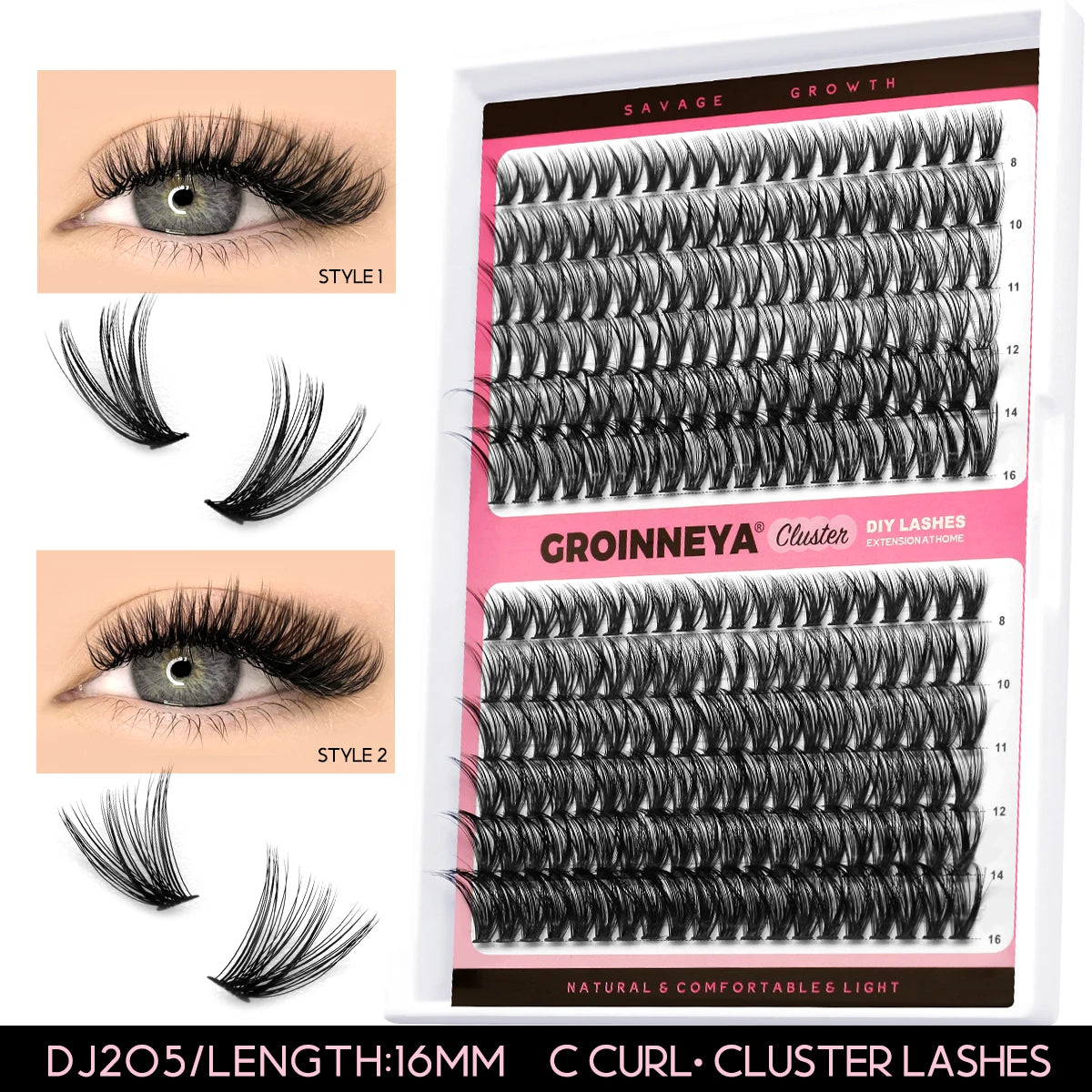 Lash Clusters Extensions Kit