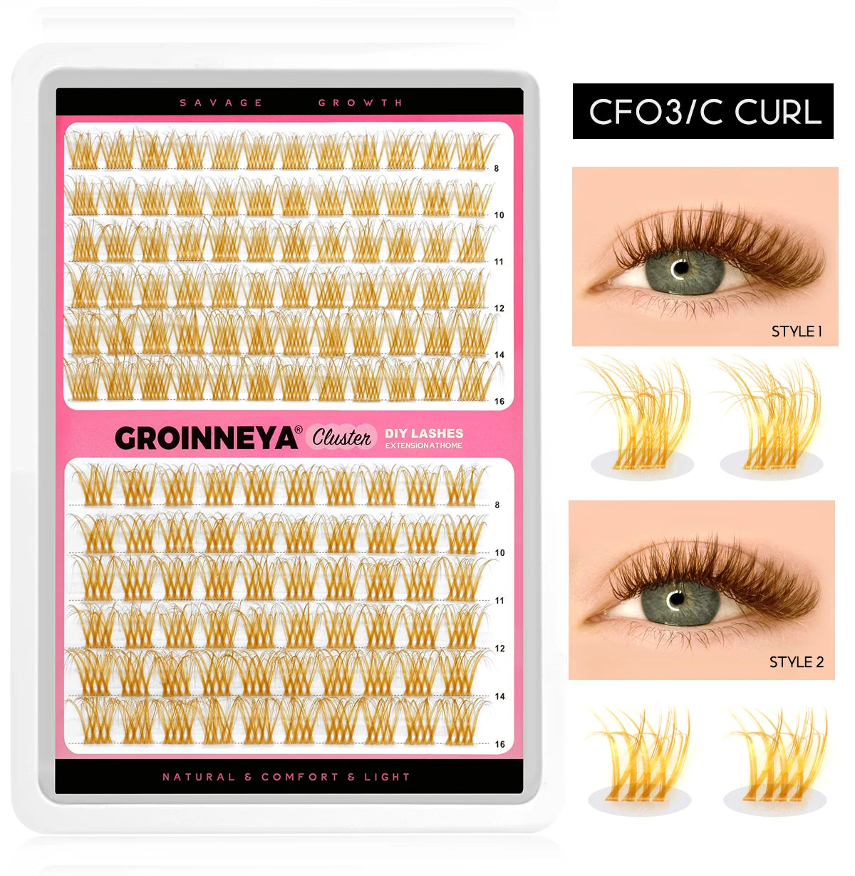 Lash Clusters Extensions Kit
