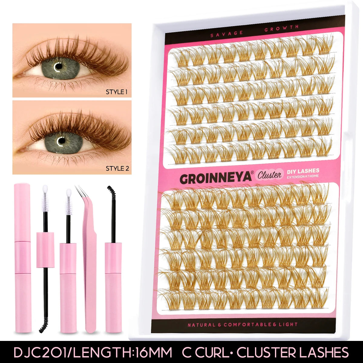 Lash Clusters Extensions Kit