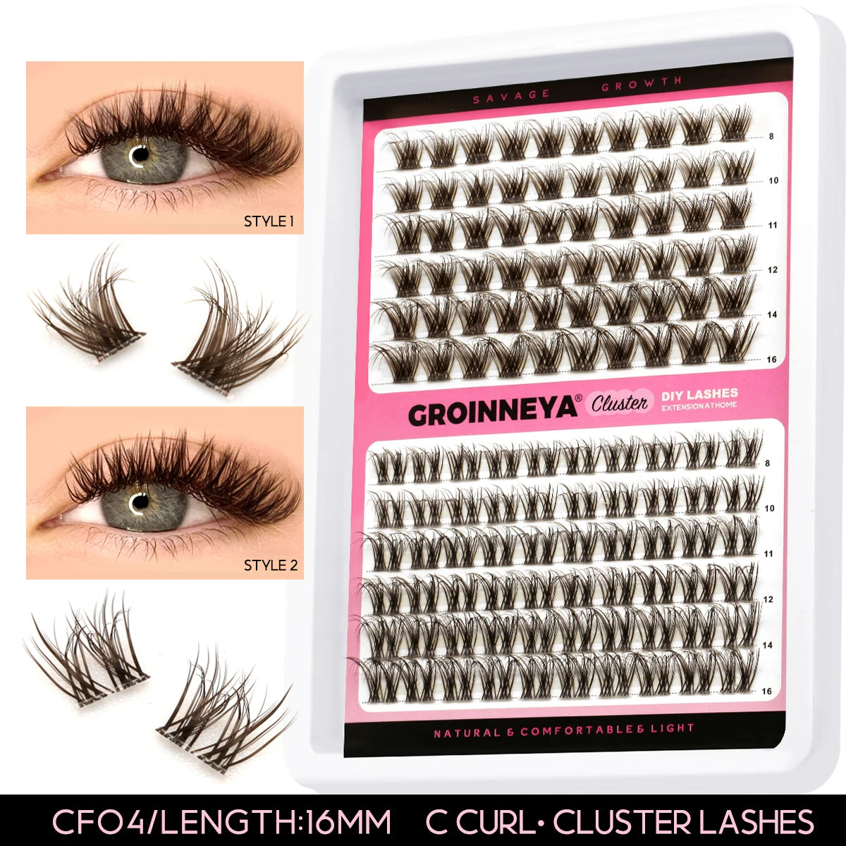 Lash Clusters Extensions Kit