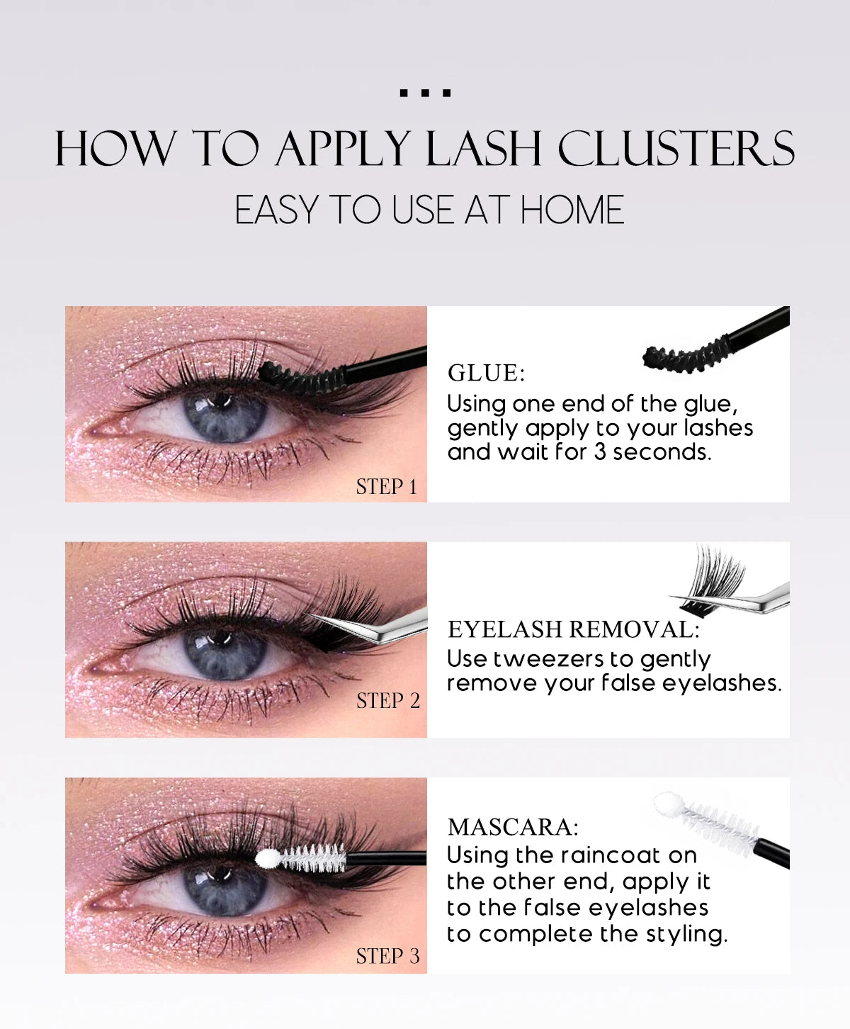 Lash Clusters Extensions Kit