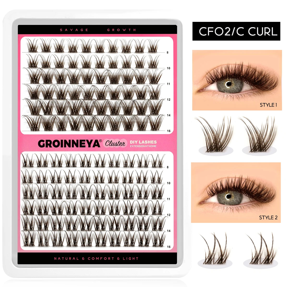 Lash Clusters Extensions Kit