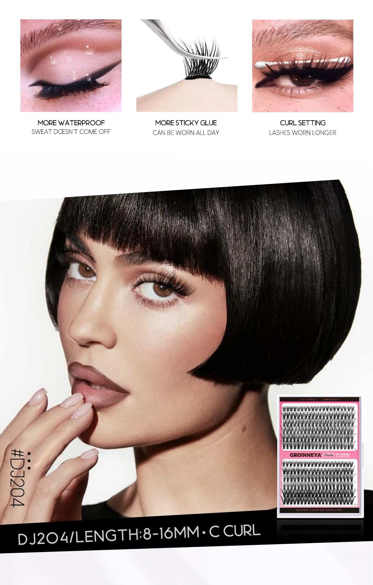 Lash Clusters Extensions Kit