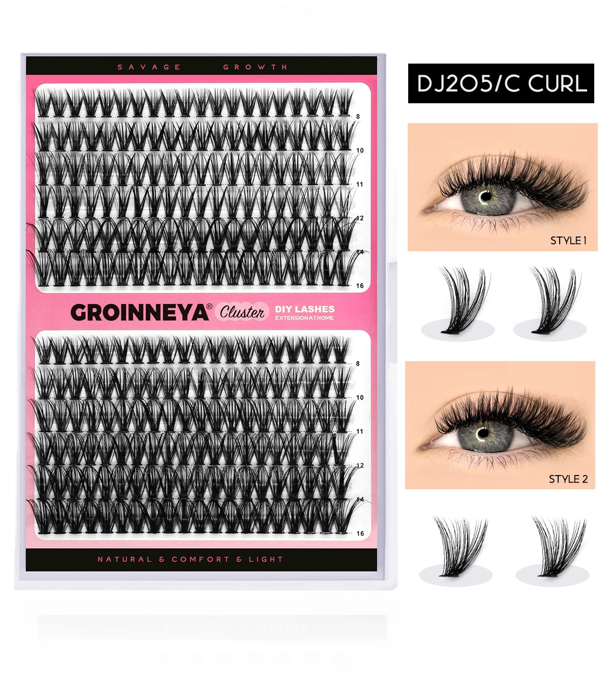 Lash Clusters Extensions Kit