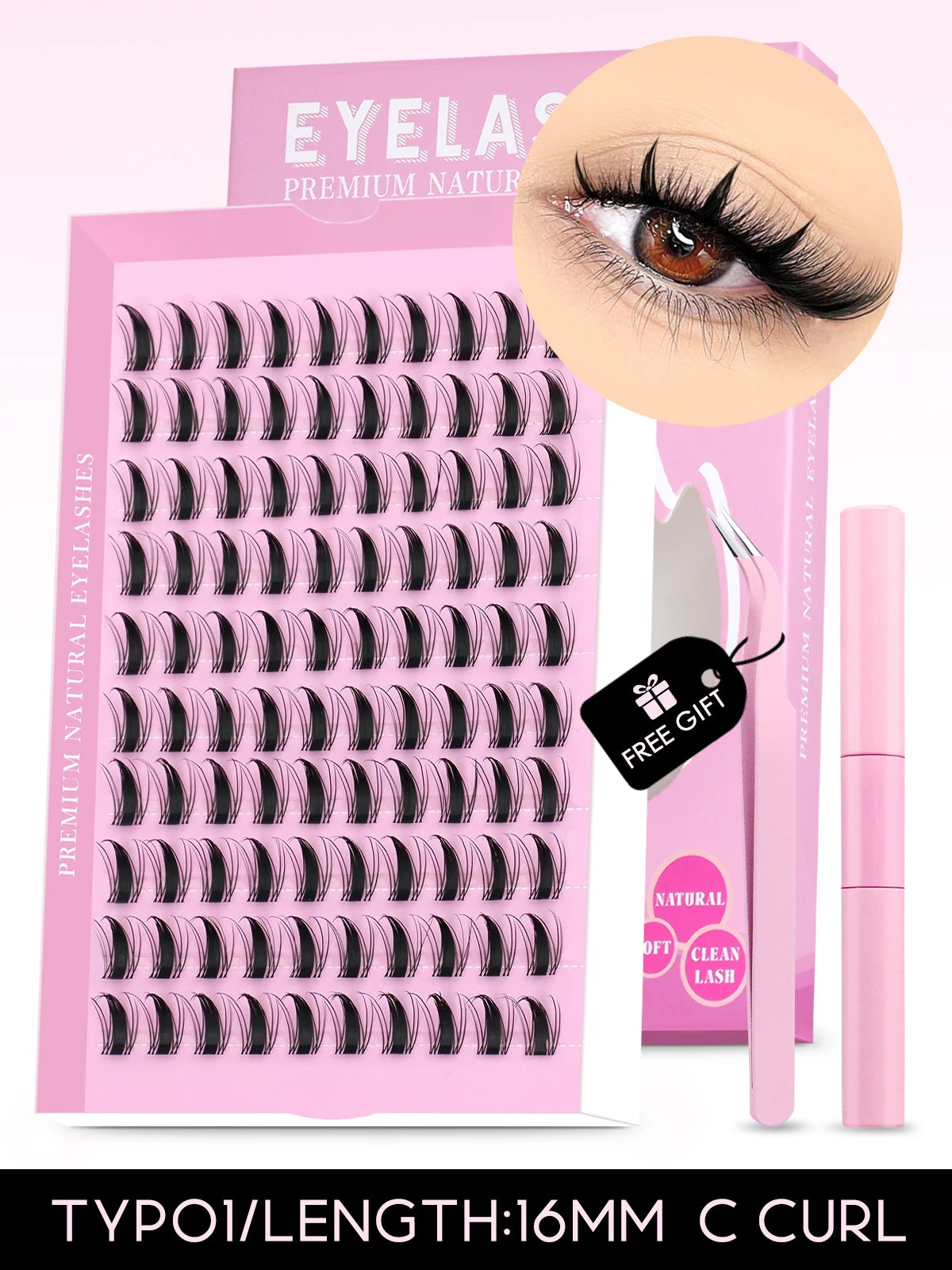 Lash Clusters Extension Kit