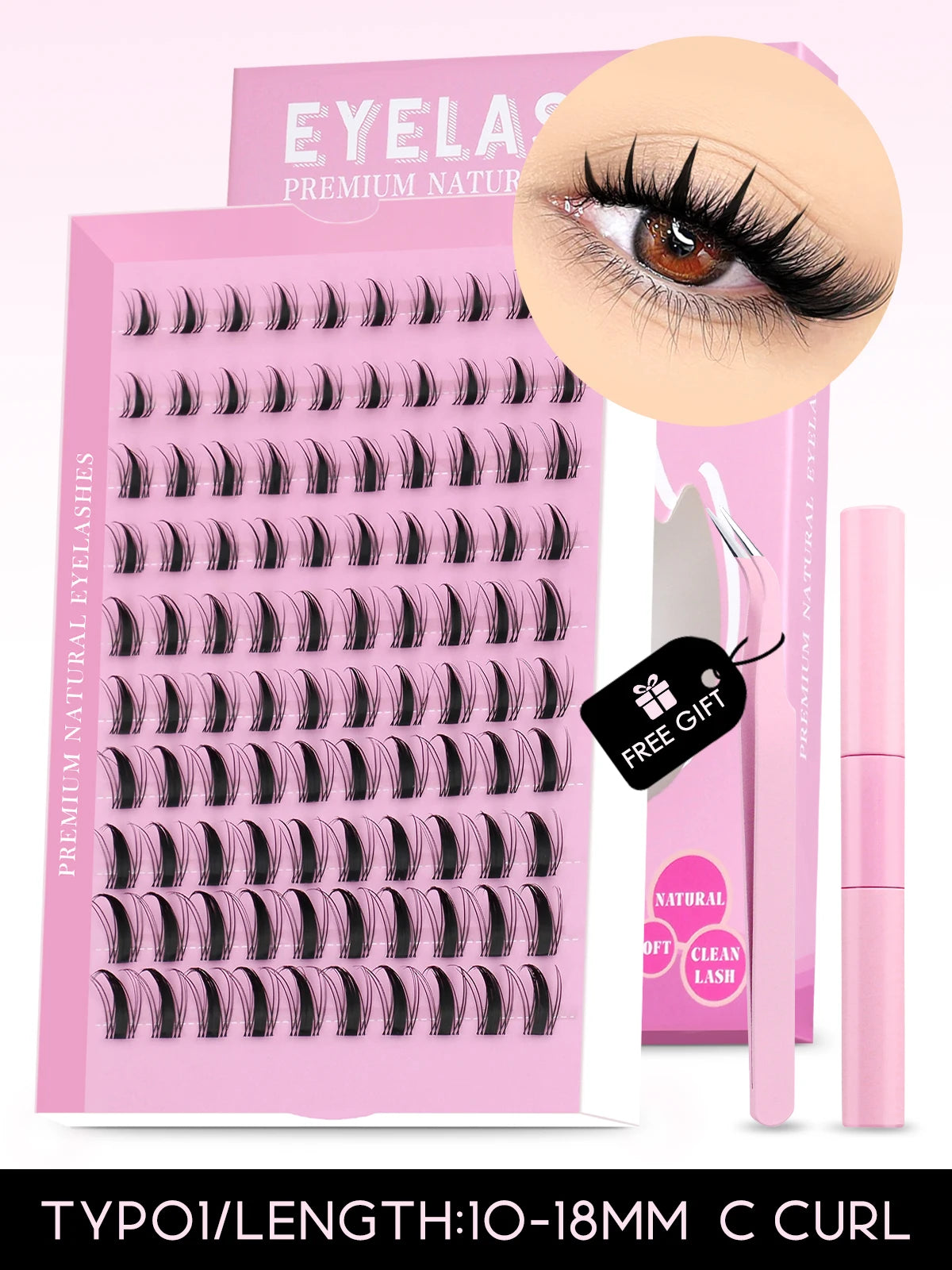 Lash Clusters Extension Kit