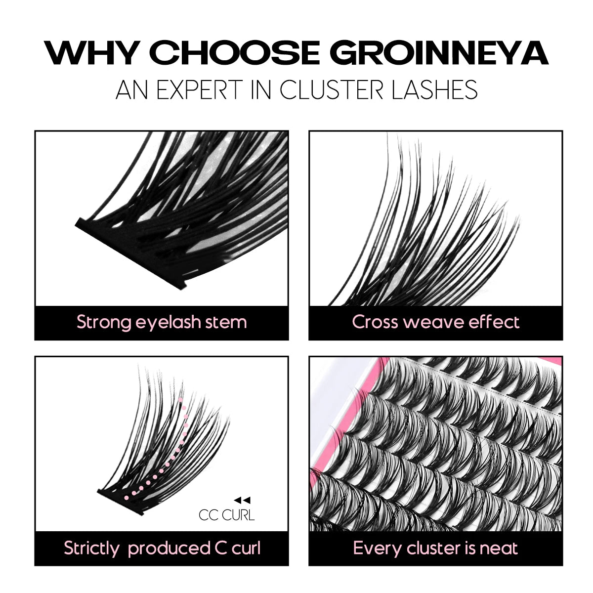 Lash Clusters Extensions Kit