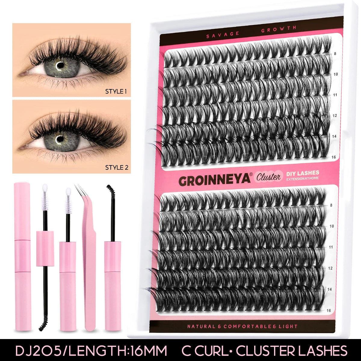 Lash Clusters Extensions Kit