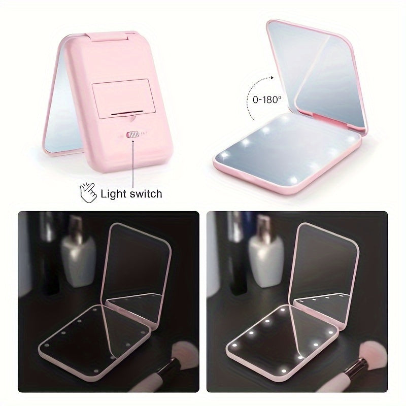 LED Pocket Makeup Mirror