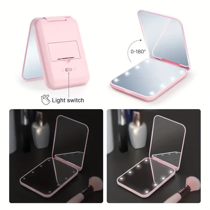 LED Pocket Makeup Mirror