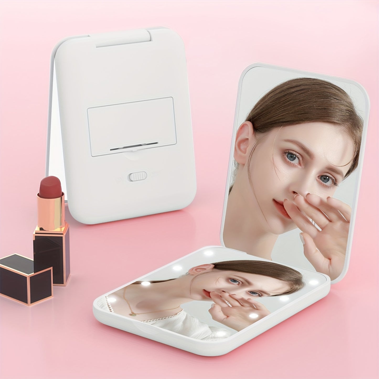 LED Pocket Makeup Mirror